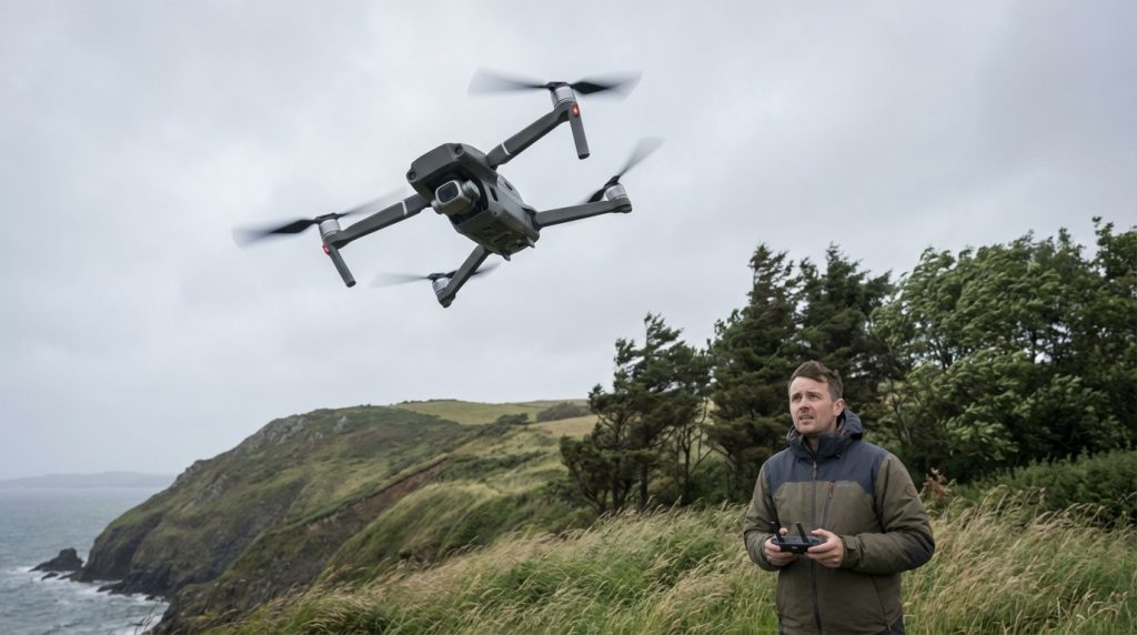 Rüzgâr drone uçuşunu nasıl etkiler? 6 Drone'um rüzgârda sallanıyor, normal mi?