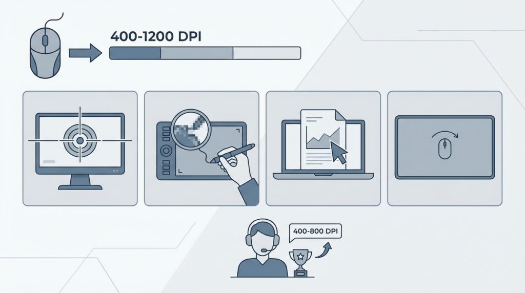 DPI nedir? Mouse seçiminde ne ifade eder? 2 Düşük DPI Kullanımı
