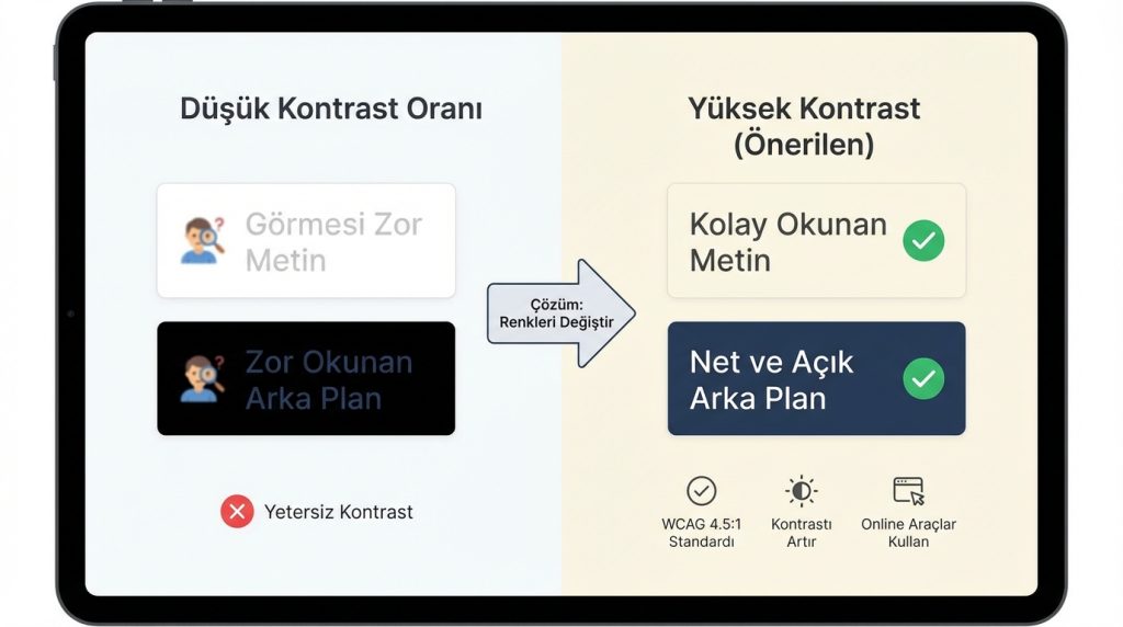 Düşük Kontrast Oranı