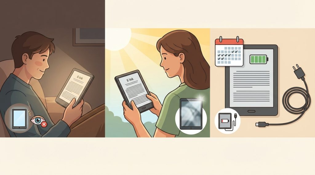 E-ink Ekranların Avantajları