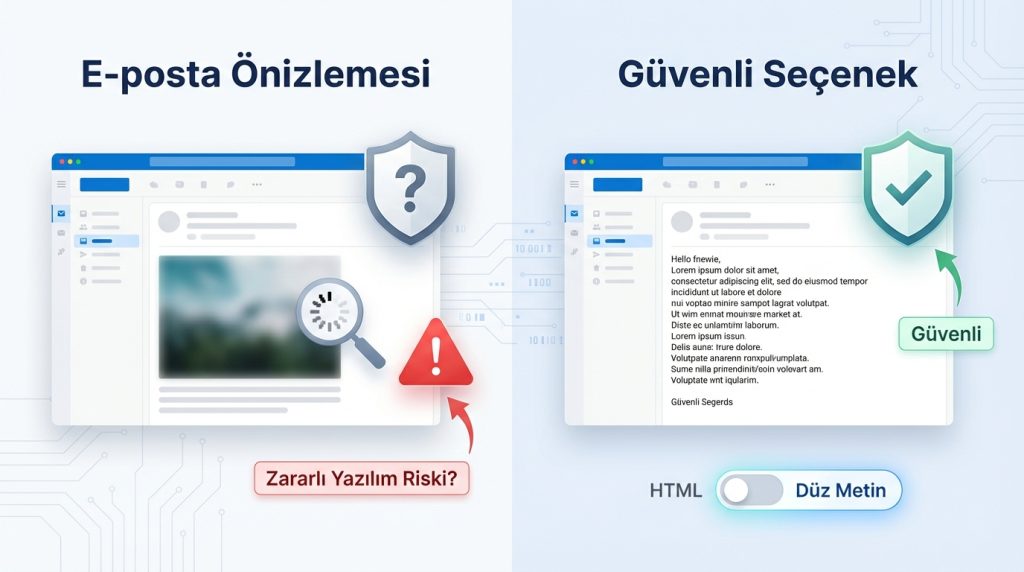 E-posta ekleri güvenli mi? Açmadan önce kontrol listesi 4 E-posta önizlemesi zararlı yazılım bulaştırır mı?