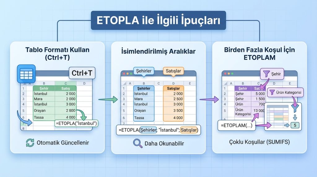 ETOPLA ile İlgili İpuçları