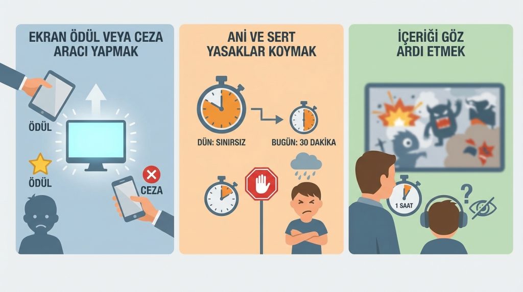 Ekran Süresi Yönetiminde Sık Yapılan Hatalar
