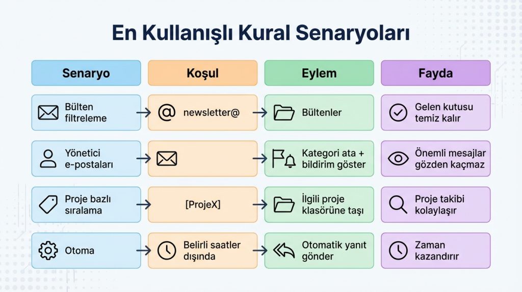 En Kullanışlı Kural Senaryoları