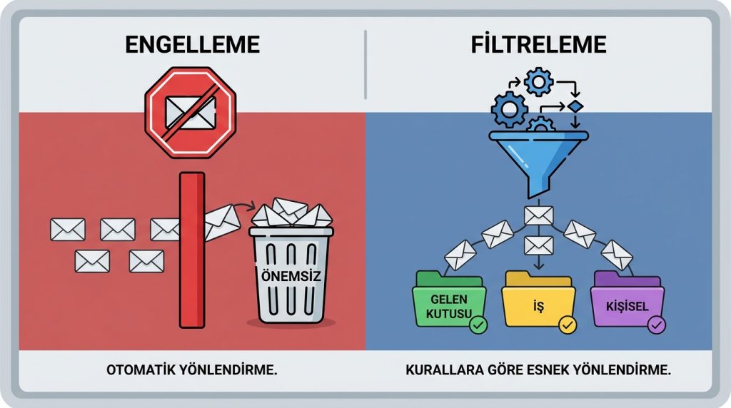 Outlook’ta Göndereni Engelleme Block Sender Rehberi 5 Engelleme ile filtreleme arasındaki fark nedir?