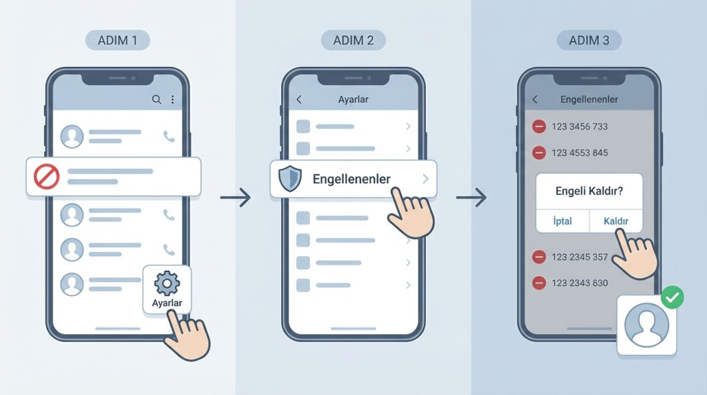 Engellenen Numaraları Yönetme