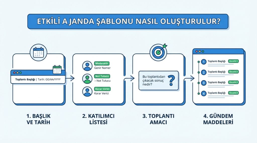 Etkili Ajanda Şablonu Nasıl Oluşturulur?