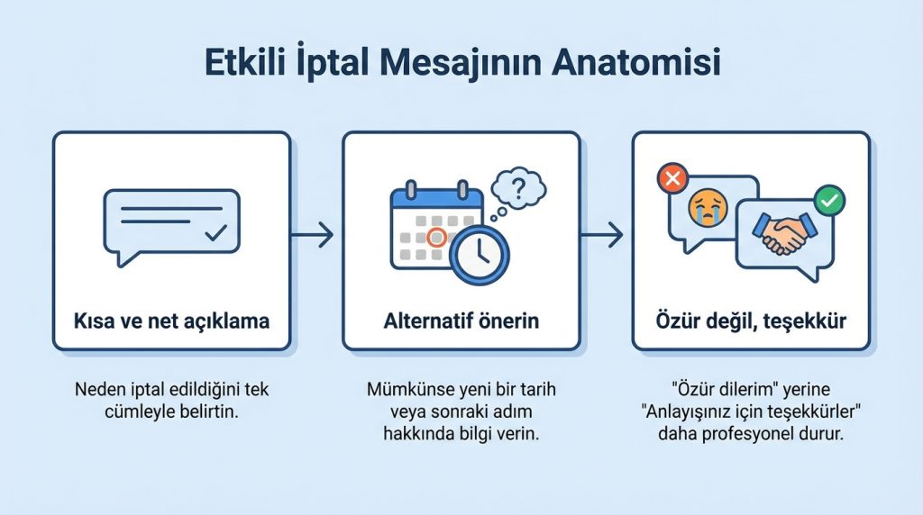 Etkili İptal Mesajının Anatomisi