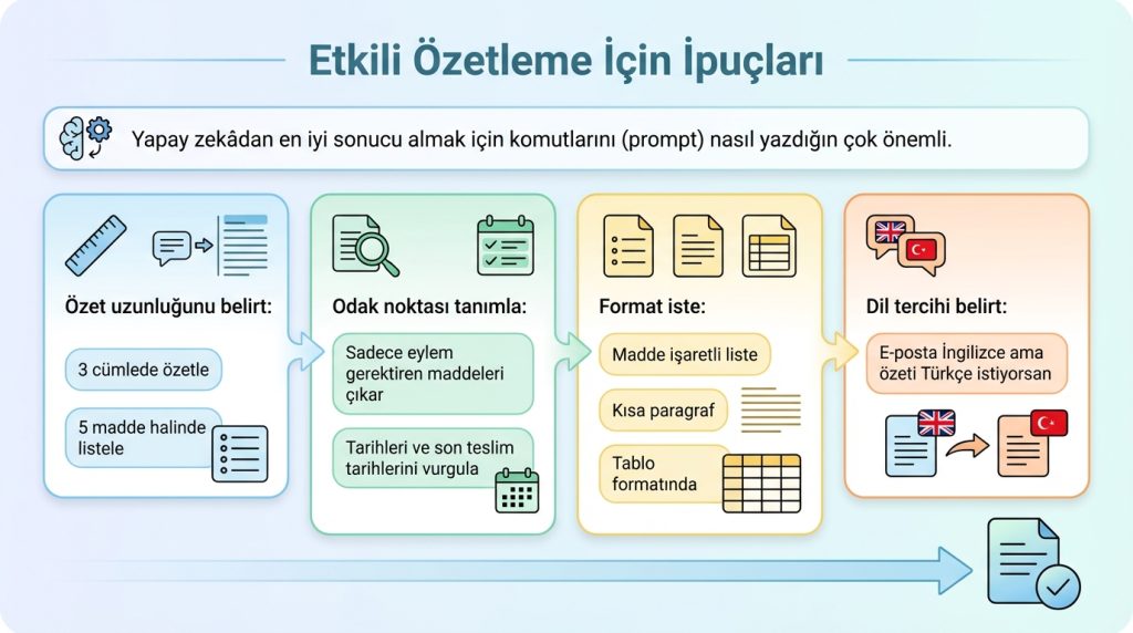 Etkili Özetleme İçin İpuçları