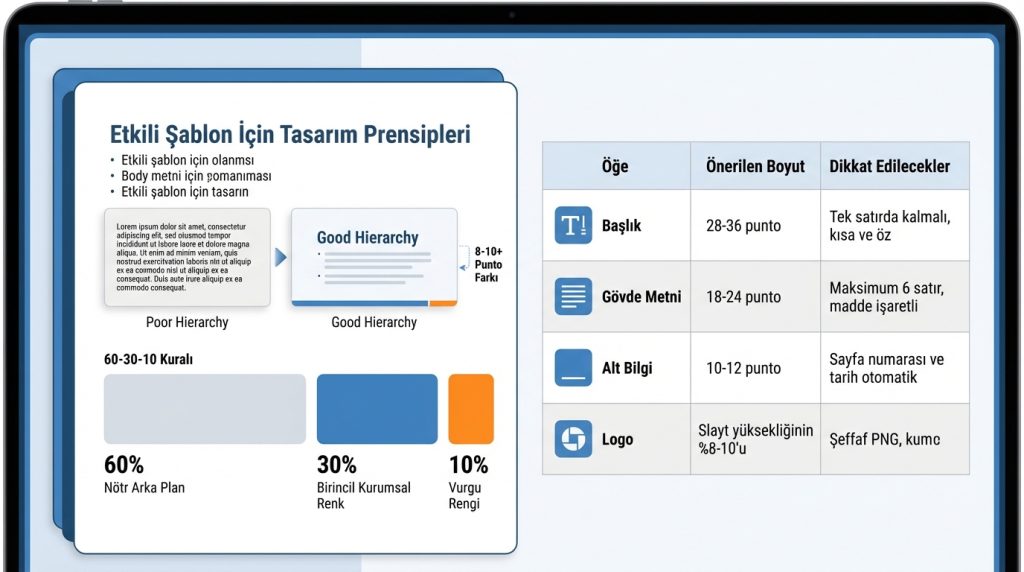 Etkili Şablon İçin Tasarım Prensipleri