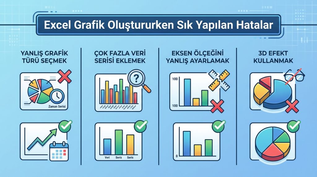 Excel Grafik Oluştururken Sık Yapılan Hatalar