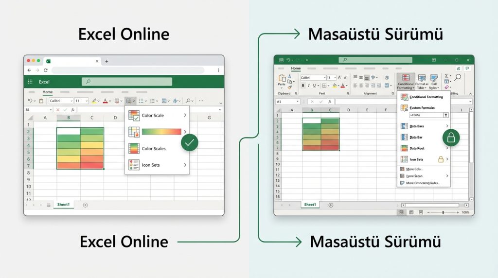 Excel’de Yinelenenleri Bulma: Koşullu Biçimlendirme ile Hızlı Yöntem 3 Excel Online'da bu özellik var mı?