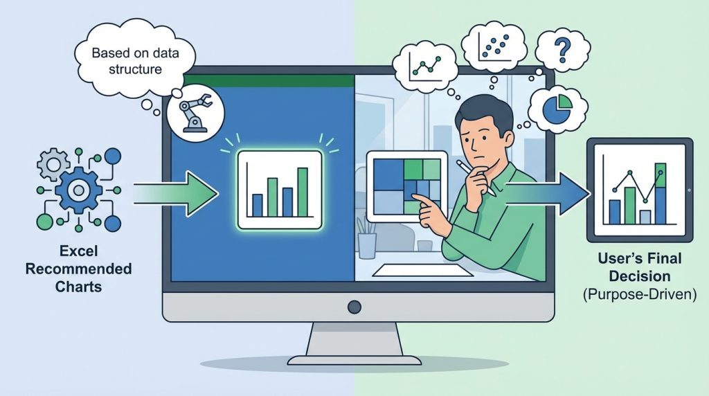 Excel’de En Doğru Grafik Türü Nasıl Seçilir? 4 Excel hangi grafiği öneriyorsa onu mu kullanmalıyım?