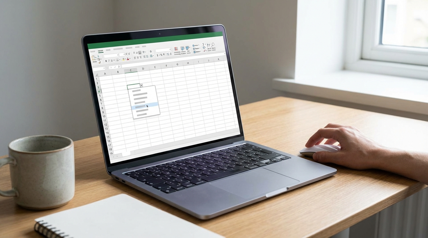 Excel’de Açılır Liste (Dropdown) Yapma: Veri Doğrulama ile Adım Adım