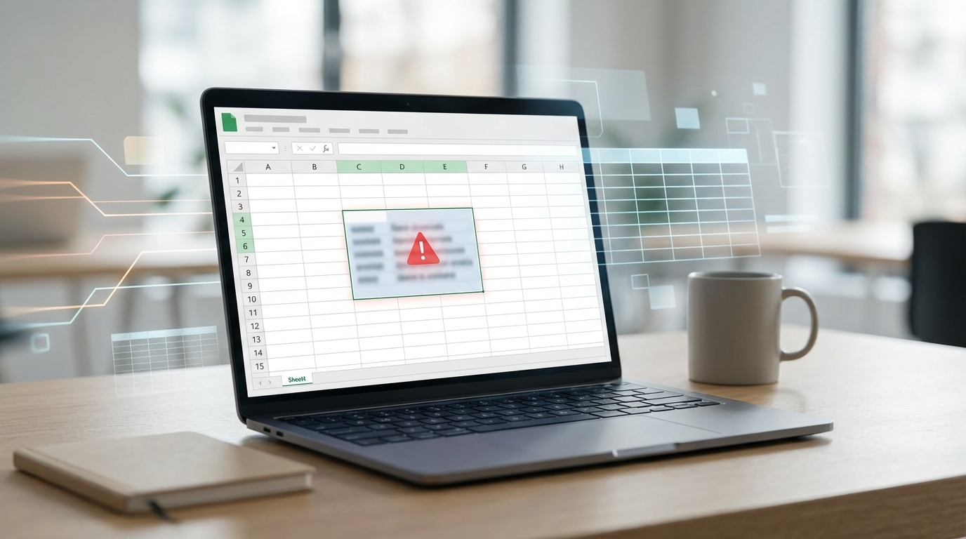 Excel’de #DEĞER! Hatası: En Sık Sebepler ve Düzeltme Mantığı 1 Excel’de #DEĞER! Hatası: En Sık Sebepler ve Düzeltme Mantığı