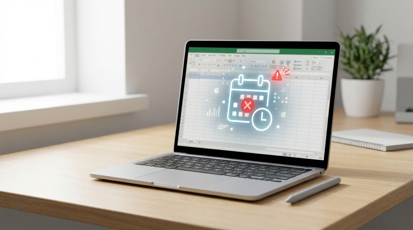 Excel’de Koşullu Biçimlendirme ile “Tarih Geçti mi?” Uyarısı Yapma