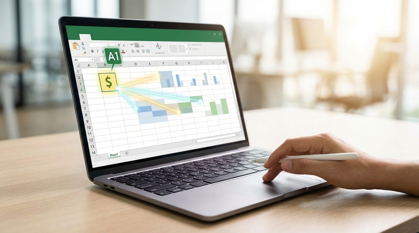 Excel’de Mutlak/Göreli Başvuru ($A$1) Nedir? Kolay Anlatım