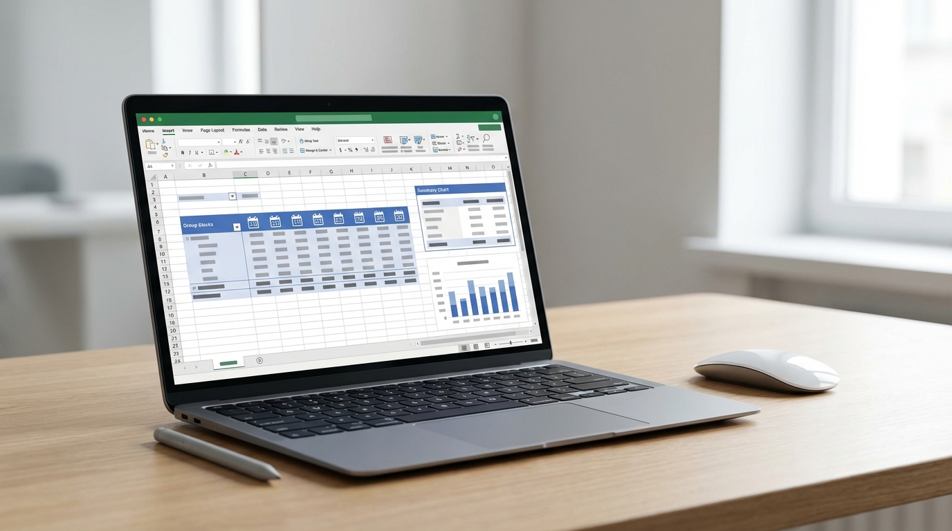 Excel’de PivotTable ile Gruplama: Tarihleri Ay/Ay+Yıl Bazında Özetleme 1 Excel’de PivotTable ile Gruplama: Tarihleri Ay/Ay+Yıl Bazında Özetleme