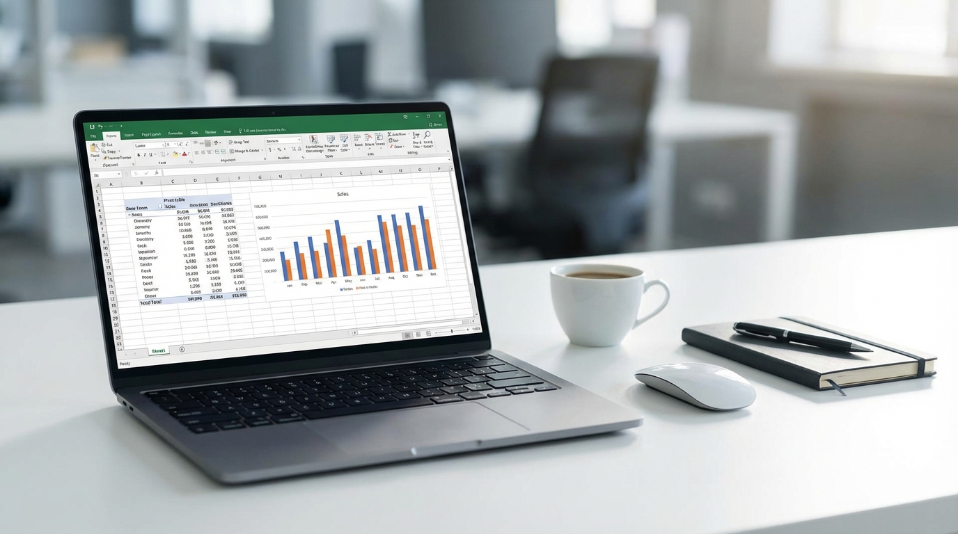 Excel’de Satış Raporu Hazırlama: Adım Adım (Pivot + Grafik)
