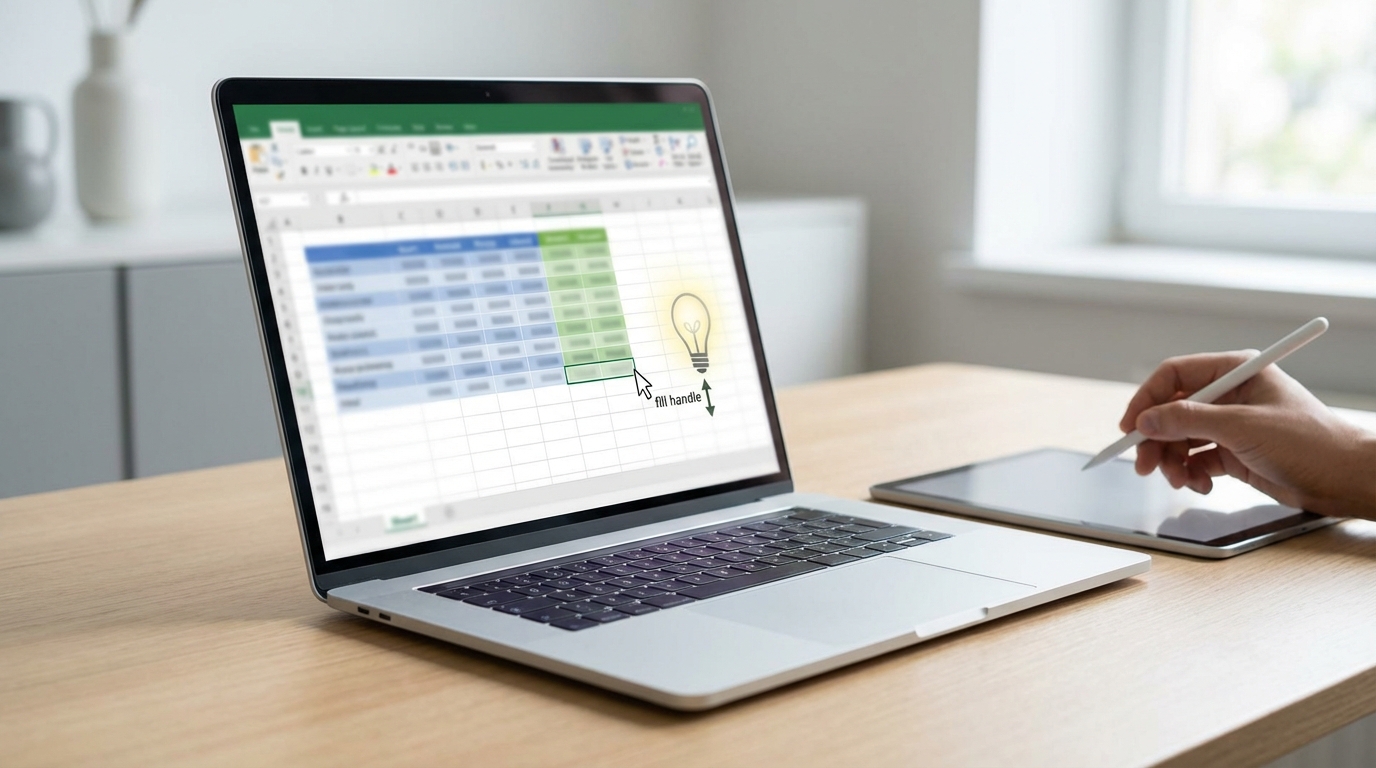 Excel’de Veri Girişi Hızlandırma: Otomatik Doldurma ve Akıllı İpuçları 1 Excel’de Veri Girişi Hızlandırma: Otomatik Doldurma ve Akıllı İpuçları