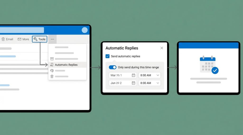 Exchange ve Microsoft 365 Hesapları İçin Otomatik Yanıt Ayarlama