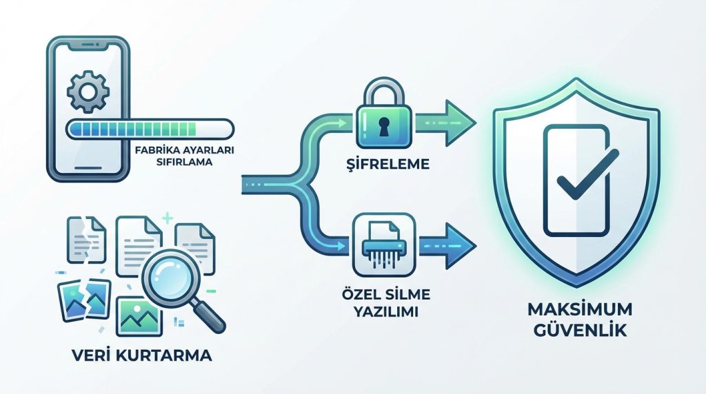Fabrika ayarlarına dönmek tüm verileri siler mi?
