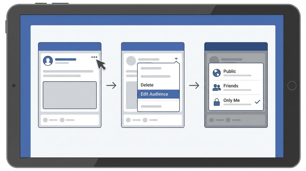 Facebook'ta bir gönderiyi paylaştıktan sonra hedef kitlesini değiştirebilir miyim?