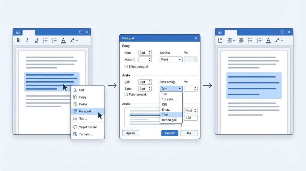 Gelişmiş Yöntem: Paragraf İletişim Kutusu