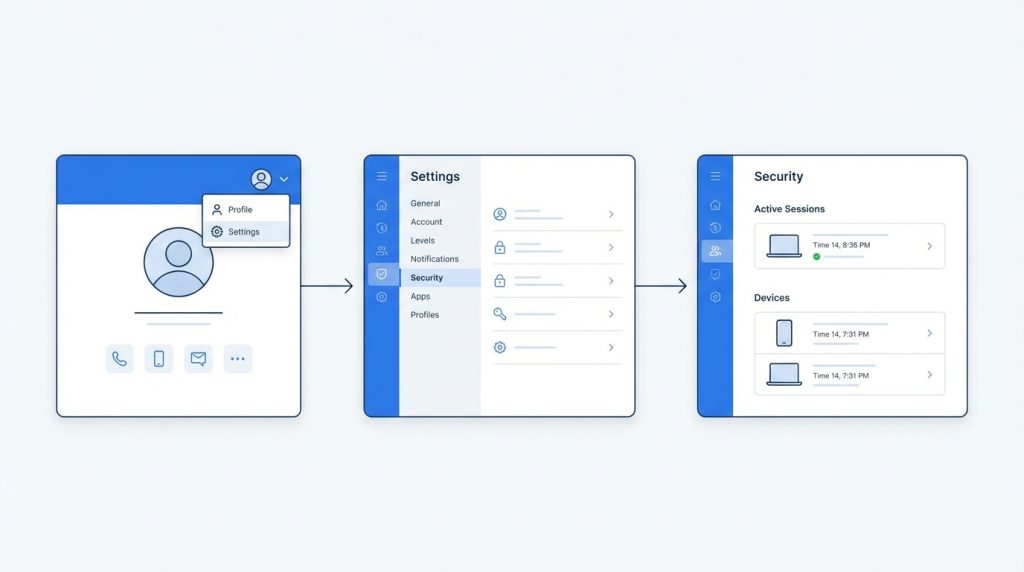 Hesapta şüpheli oturumları kontrol etme: Genel yöntem rehberi 2 Genel Oturum Kontrol Yöntemi