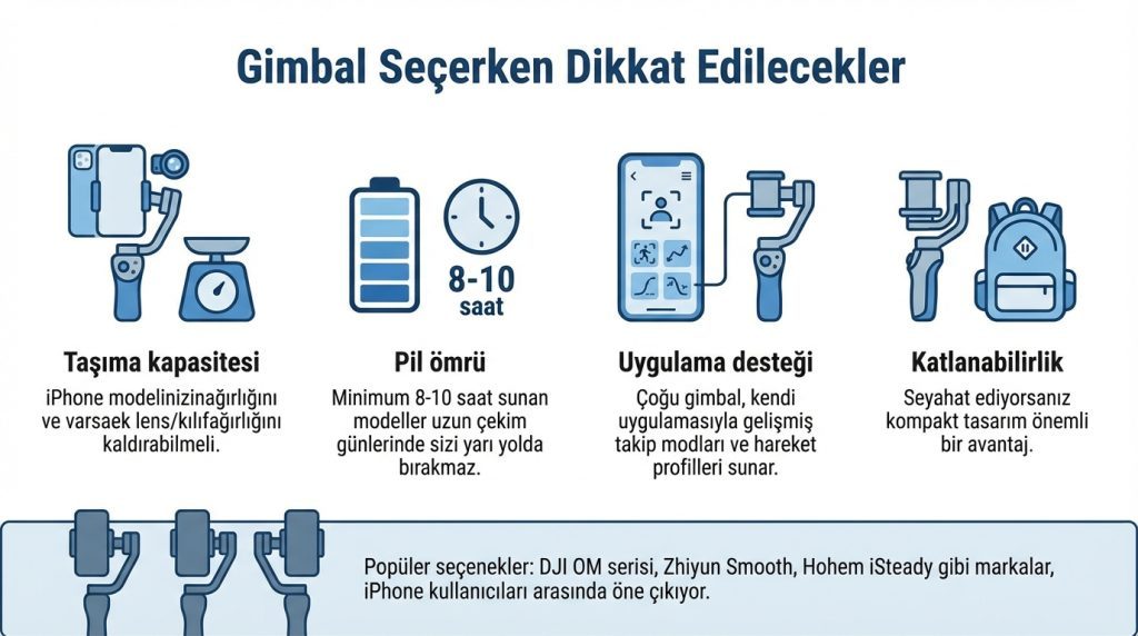 Gimbal Seçerken Dikkat Edilecekler