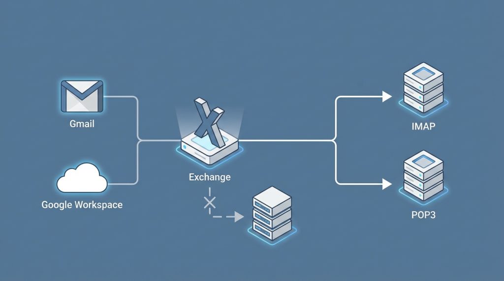 Outlook’ta IMAP POP ve Exchange Farkı Nedir? 4 Gmail hesabımı Exchange olarak ekleyebilir miyim?
