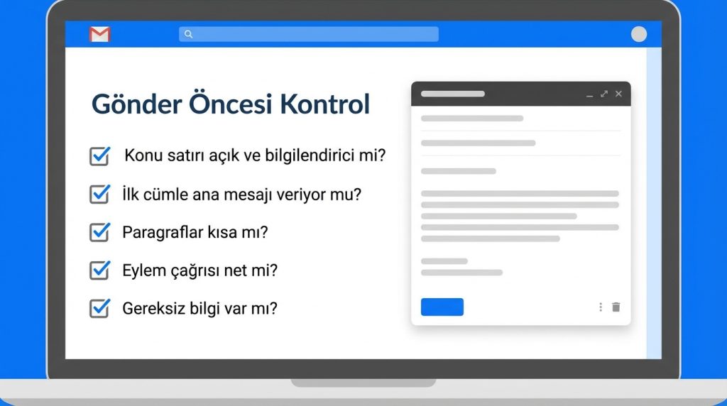 Outlook for Mac'te E-posta Yazımında Okunabilirlik Kuralları 4 Gönder Öncesi Kontrol
