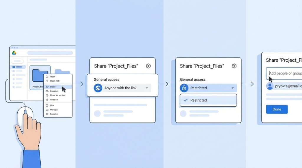 Google Drive'da Link Güvenliğini Kontrol Etme