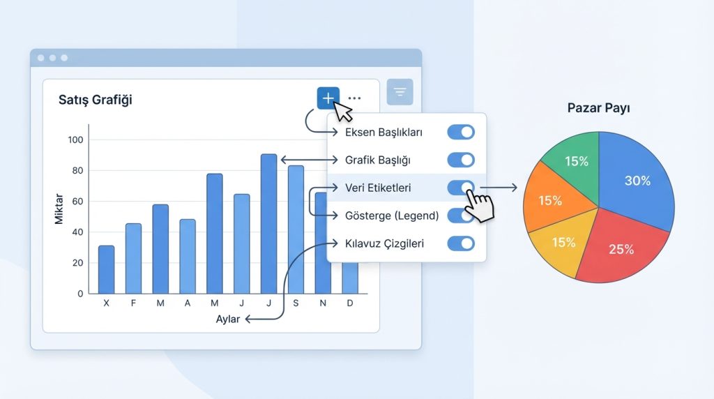 PowerPoint’te Grafik Ekleme ve Grafik Türü Seçimi 4 Grafik Öğelerini Düzenleme