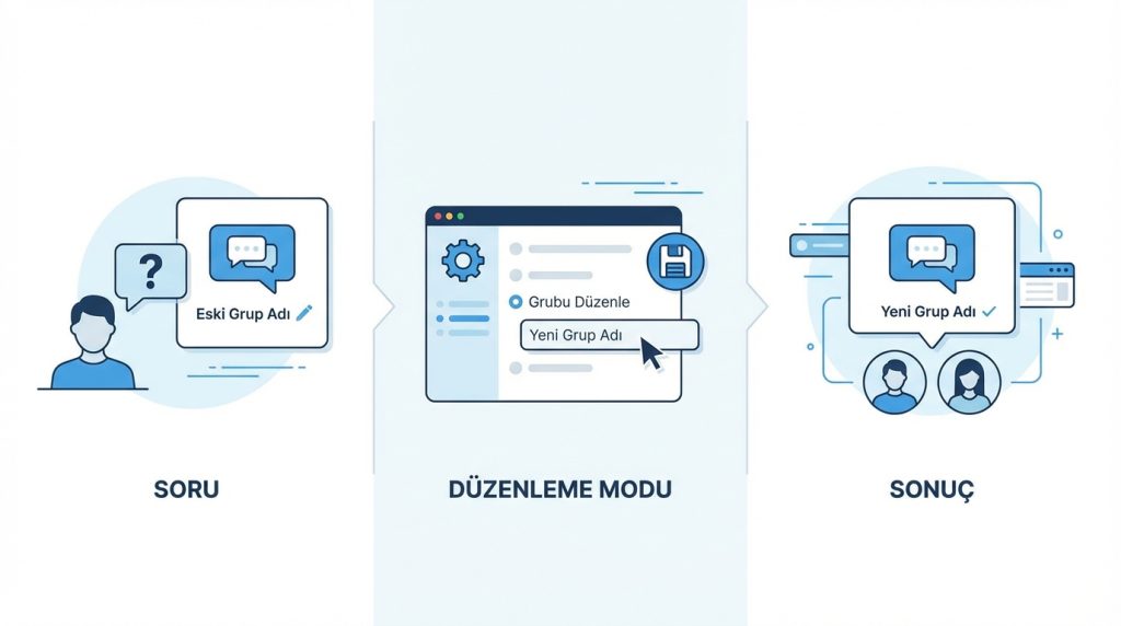 Grup adını sonradan değiştirebilir miyim?