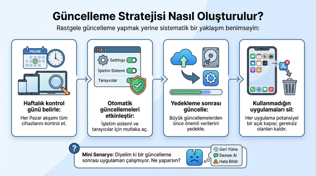 Güncelleme Stratejisi Nasıl Oluşturulur?