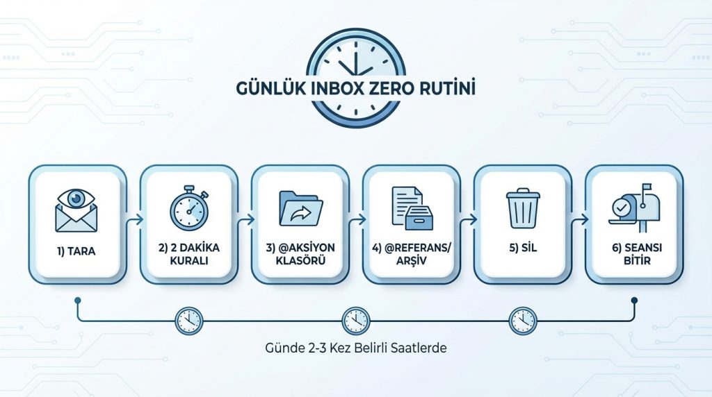 Günlük Inbox Zero Rutini Nasıl Olmalı?