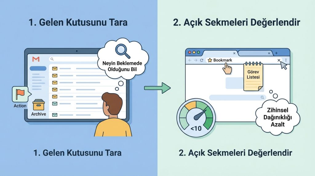 Günlük kapanış ritüeli: Yarım işleri azaltma yöntemi 2 Günlük Kapanış Ritüeli Nasıl Uygulanır?