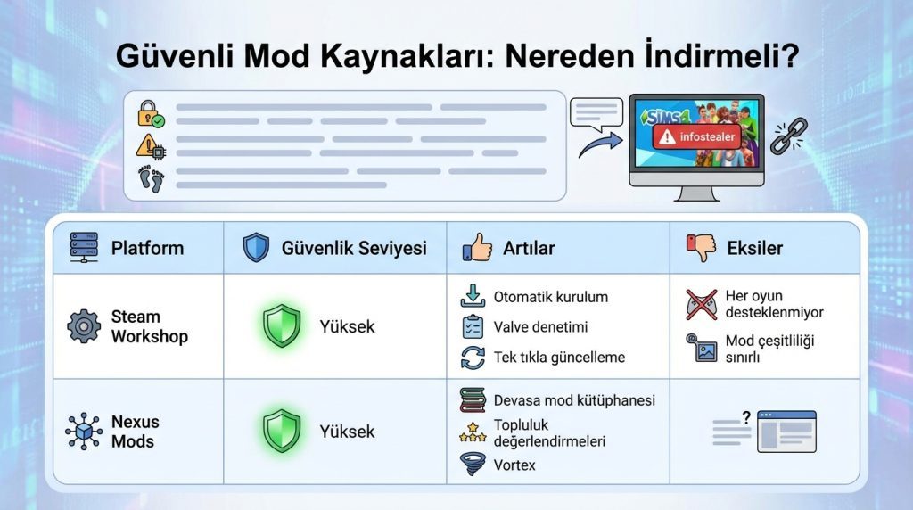 Güvenli Mod Kaynakları: Nereden İndirmeli?