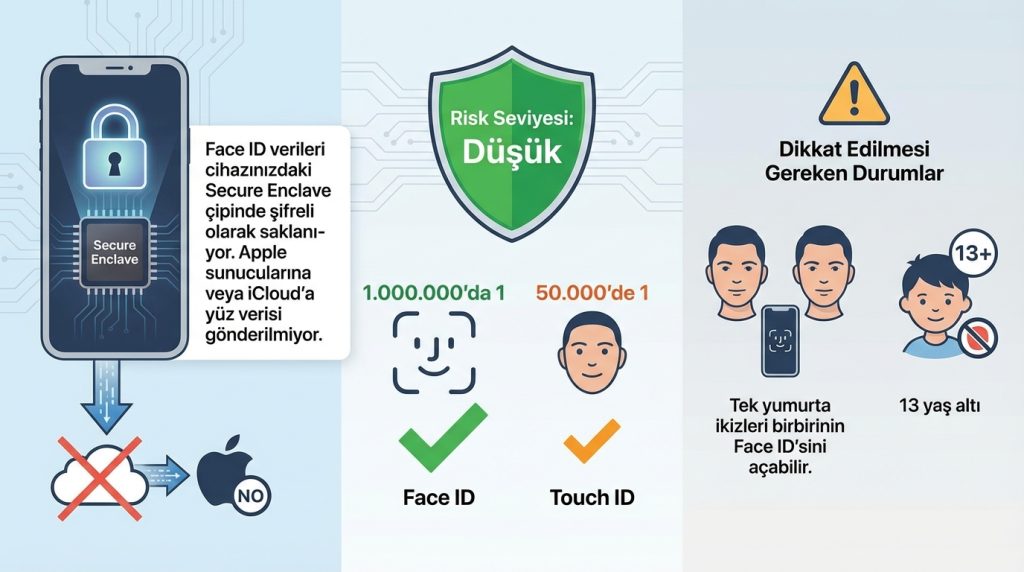 iPhone’da Face ID Kurulumu ve Doğru Kullanım İpuçları 4 Güvenlik ve Gizlilik Notları
