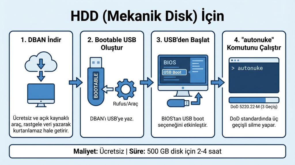 HDD (Mekanik Disk) İçin