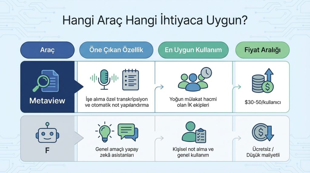 Hangi Araç Hangi İhtiyacaUygun?