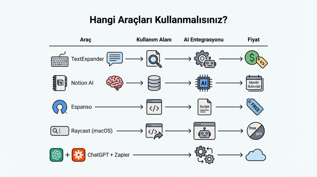 Hangi Araçları Kullanmalısınız?