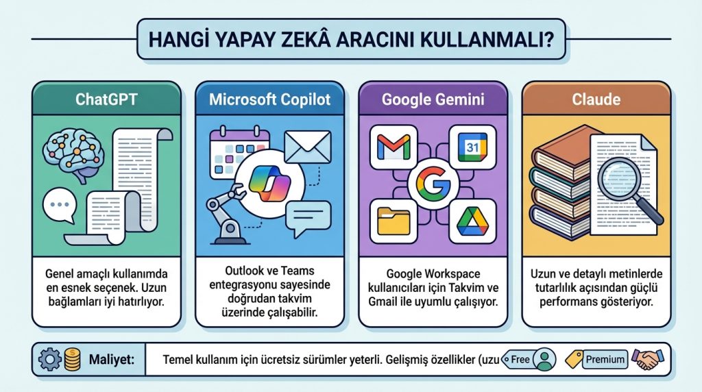 Hangi Yapay Zekâ Aracını Kullanmalı?