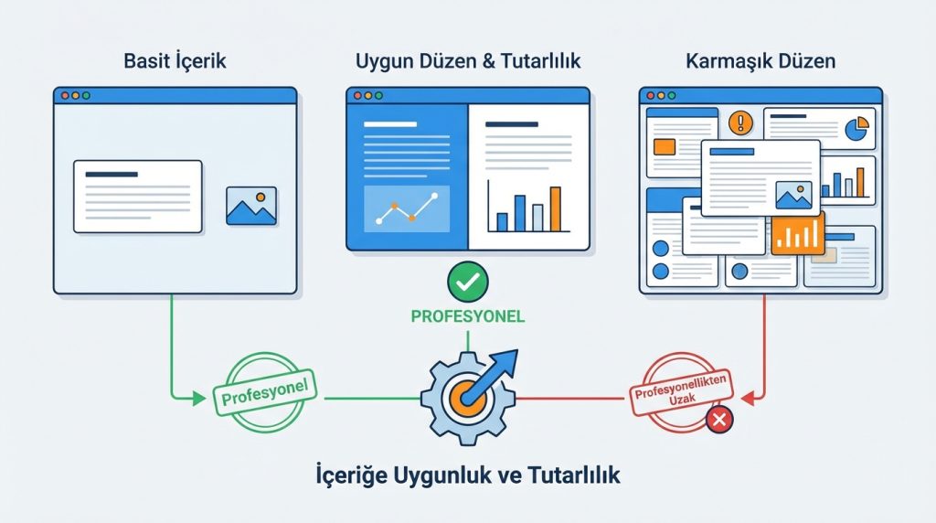 Hangi düzen en profesyonel görünür?