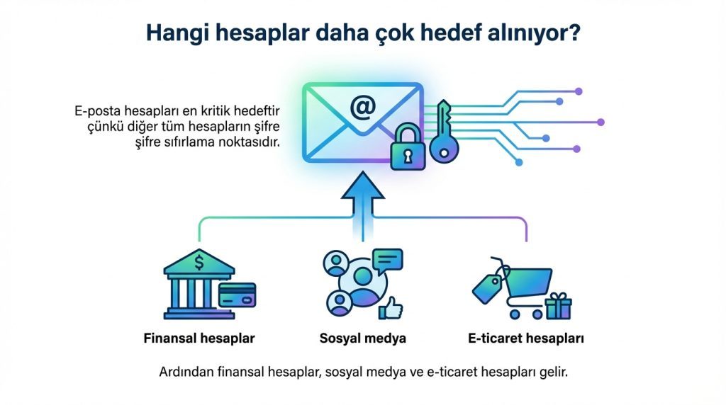 Hangi hesaplar daha çok hedef alınıyor?