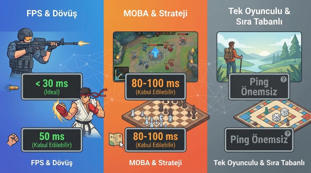 Oyunlarda “ping” nasıl düşürülür? 4 Hangi ping değeri oyun için yeterli?