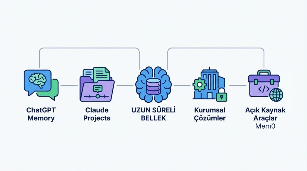 Hangi uygulamalar uzun süreli bellek kullanıyor?
