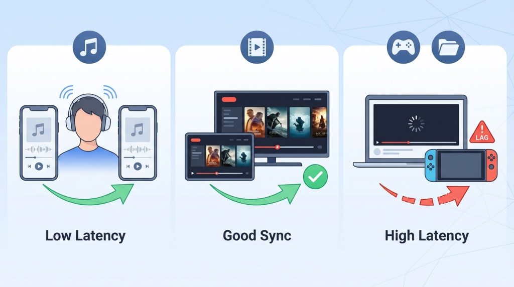 Hangi uygulamalarda gecikme daha az hissedilir?