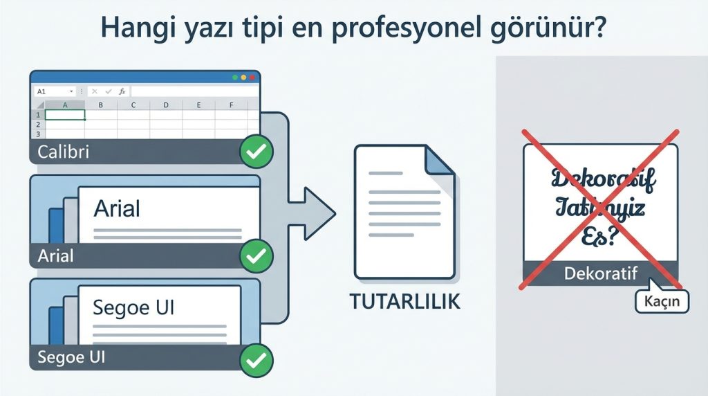 Hangi yazı tipi en profesyonel görünür?